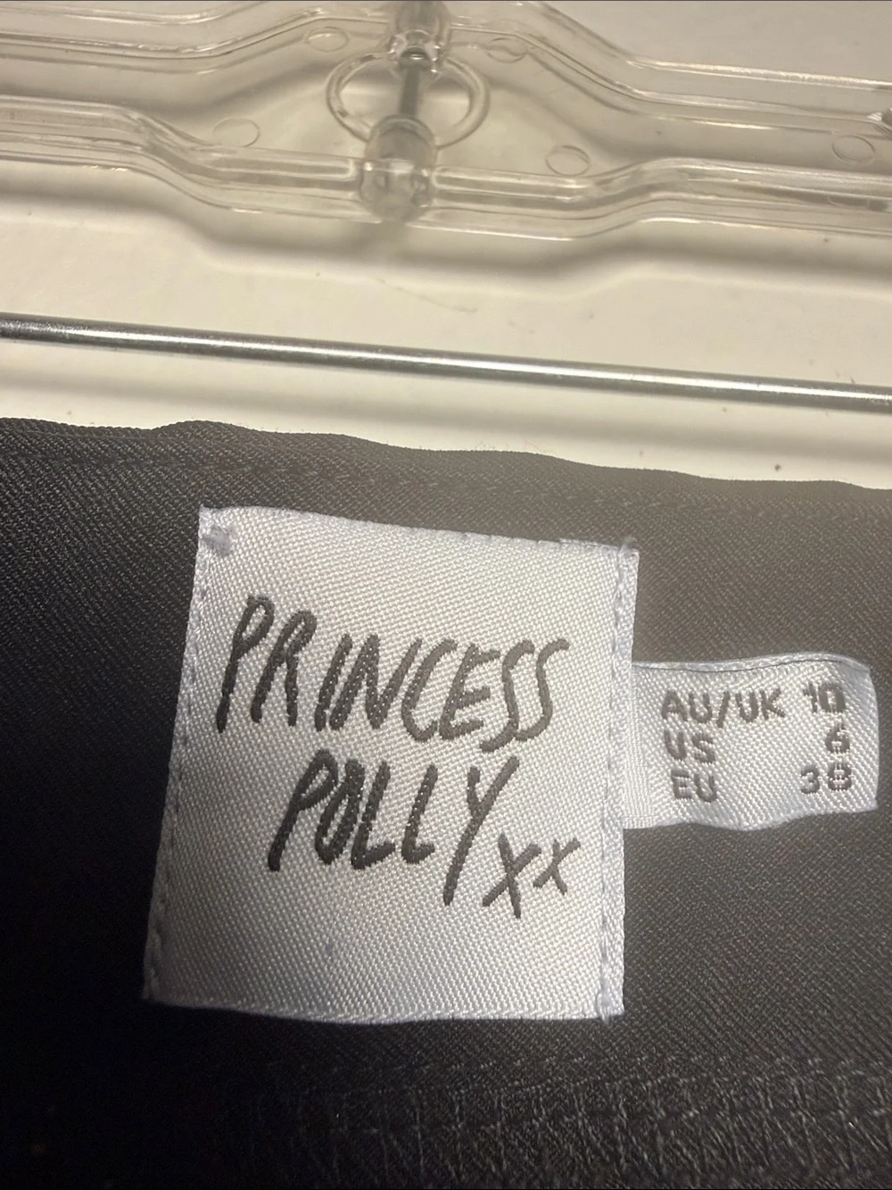 Princess Polly Black Wide-Leg Trousers